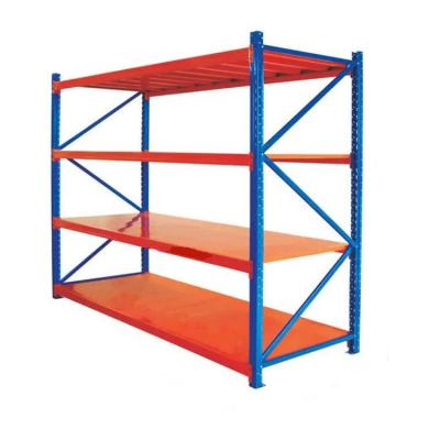 China Corrosion Protection Factory Directly Sale Easy Assemble Light Duty Shelves Stainless Steel Cold Rolled Storage Shelf Warehouse Storage Rack for sale