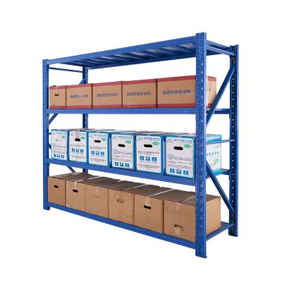 China Corrosion Protection Customized Factory Light Duty Shelving Industrial Warehouse Storage Stacking Racks Shelves for sale