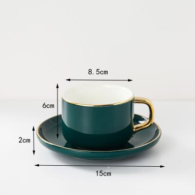 China Viable American Afternoon Tea Cup And Saucer Set Tea Set Ceramic Cup for sale