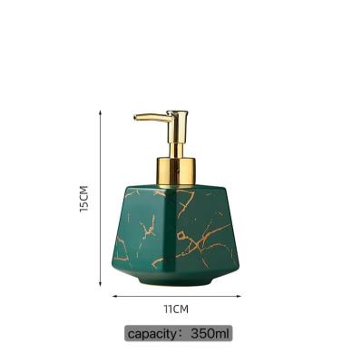 China Ceramic Foam Soap Dispenser Hand Sanitizer Lotion Press Bottle Lotion Subbottling Creative Empty Bottle for sale