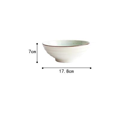 China Sustainable Environment Friendly Ceramic Underlay Family Ceramic Set Soup Bowl for sale