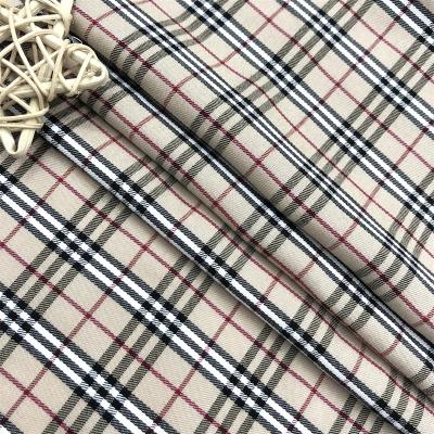 China Wrinkle Resistant High Quality Polyester Blend Yarn-Dyed Plaid Check Shirt Fabric for sale