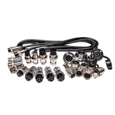 China Automotive Aviation Cable Plug GX12 2 Pin Female Connector with 1M Wire for sale