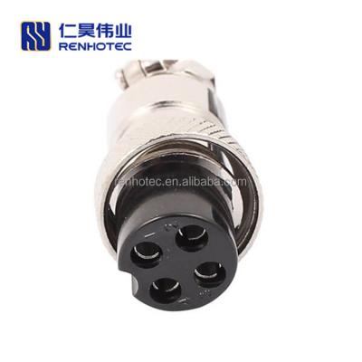 China Aviation/Automotive/Industry 4 Pin Cable Assemblies GX16 Aviation Air Male Female Cable 1M Plug Connector Socket for sale