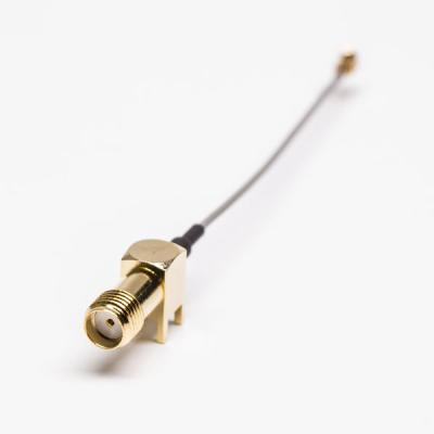 China Networking / CCTV / Communication Standard SMA Female Jack to IPX ipex4 Cable 0.81mm RF Cable Assembly for sale