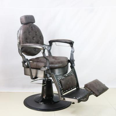 China Comfy Lounge Antique Extended Barber Chair for Man for sale