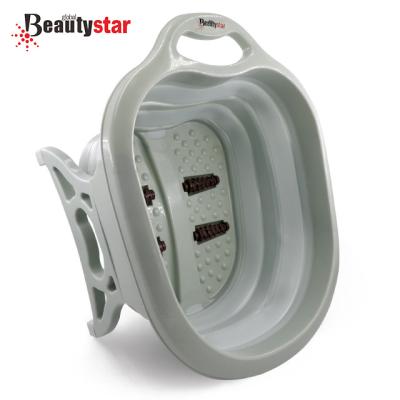 China Portable Collapsible Bucket Household Foldable Foot Massage Bucket Foot Bath Foot Basin for sale