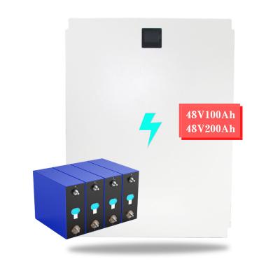 China Deep cycle lifepo4 + bms power wall mounted 48V 100Ah 200Ah 5Kwh 10Kwh Lifepo4 48V100ah lithium battery pack wall mounted solar powerwall for sale