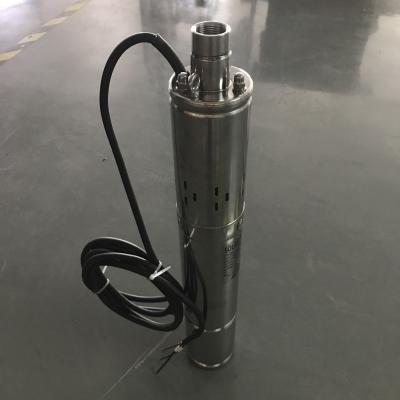 China Family homes Jilu DC brushless motor solar submersible pump for daily water supply with mppt controller solar water pump for sale