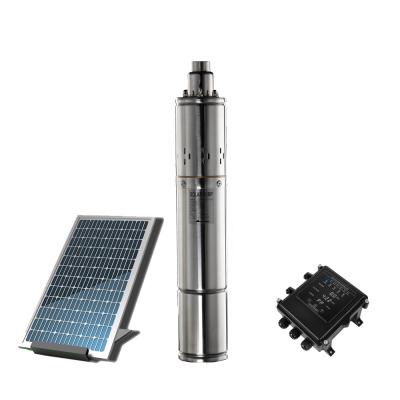 China Agricultural Head Irrigation 3SSH2.2/140-D72/900 140m DC High Pressure Solar Pumping System for sale