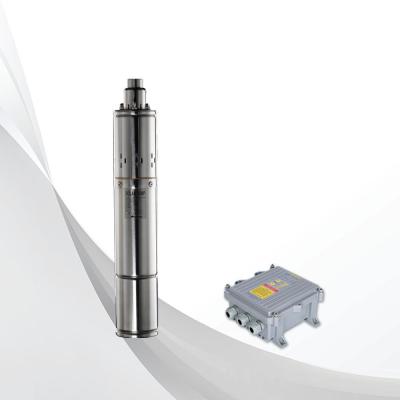 China Professional 304 stainless steel 4SSH3.0/80-D48/650 304 stainless steel DC automatic solar submersible pump for sale