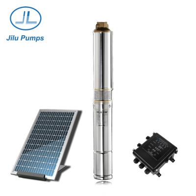 China 3SPC3/35-D24/300 Solar Water Pumping Submersible Pump 24V With MPPT Controller for sale