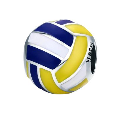 China 925 Silver TRENDY Volleyball Charms for Pandora Jewelry for sale