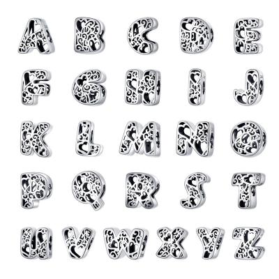 China 925 Silver TRENDY Letter Charms for Pandora Jewelry for sale