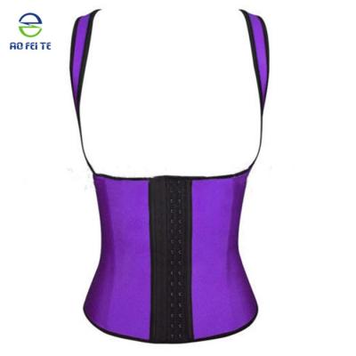 China High Quality Antibacterial Women Dresses Exercise Slimming Vest Sauna Adjustable Shaper Waist Trainer for sale