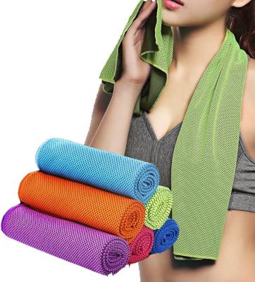 China China Supplier Simple Wholesale Customized Logo Microfiber Gym Ice Instant Cooling Towel for sale