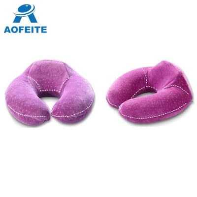 China Outdoor Portable Anti-Apnea Travel Neck Ultralight Inflatable Camping Pillow for sale