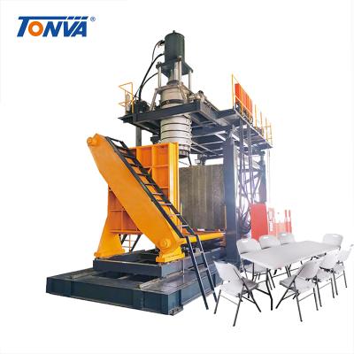 China TONVA 500L Outdoor Plastic Bottle Blow Molding Machine Furniture Folding Table Blow Molding Machine Price for sale