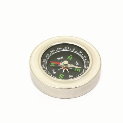 China Regular Professional Waterproof Compass Mini Portable Survival Disc Compass Stainless Steel Outdoor for sale