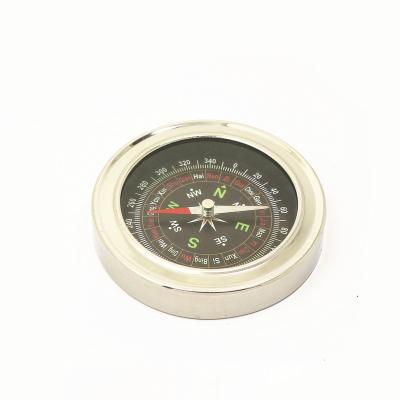 China Outdoor Compass 75mm Children's Stainless Steel Camping Travel Regular Makers Pocket Compass for sale