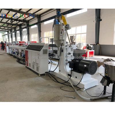 China plastic PIPE pp PE HDPE PPR pipe machine/single screw extruder/water pipe making machine for sale