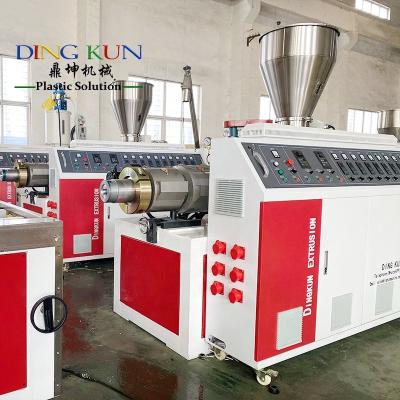 China Plastic Profile WPC Decking Extrusion Machine / Wall Panel Machine / Manufacturing Machine for sale