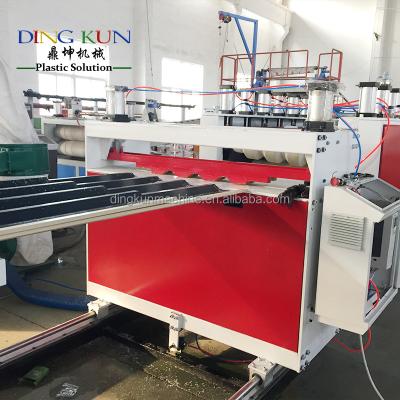 China Plates PVC Wave Sheet Extrusion Machine for sale