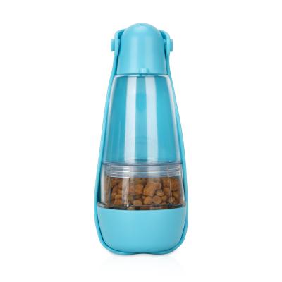 China Viable Leak Proof Food Grade Portable Dog Water Bottle Cat Travel Drink Cup Dispenser For Pets Outdoor Walking for sale