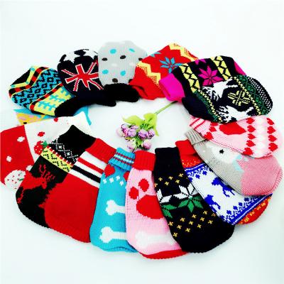 China Stocked Wholesale Cute Winter Spring Hand Knit Outfits Shirt Designer Clothing Luxury Dog Clothes Sweater for sale