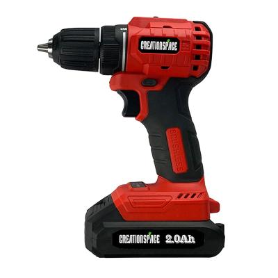 China 20v Electric Brushless Cordless Lithium-ion Power Battery Cordless Impact Drill CPD0302 for sale