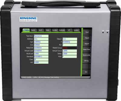 중국 120V / 15A 현재 산출 CT PT 시험 장비 KT210 9.7 인치 터치스크린 가동 판매용