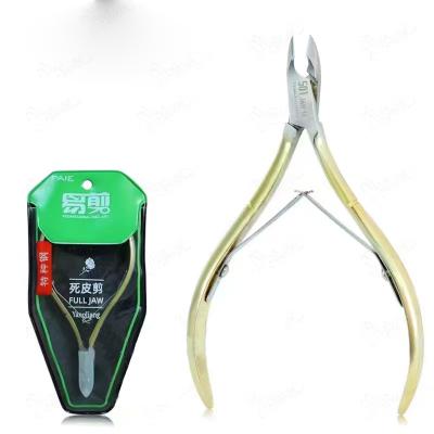 China Super Sharp Finger Quality Manicure Cuticle Nipper Tools Universal Nail Nippers Stainless Steel Peeling Nail Clippers for sale