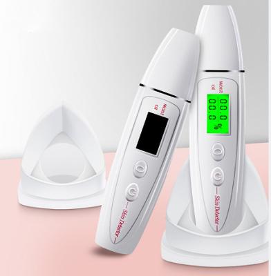 China Detect Skin Moisture Home Use Skin Tester Analyzer Digital Skin Moisture Tester Device With Dry Battery for sale