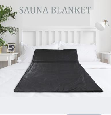 China Skin tightening popular hot sale black sauna blanket for beauty salon store and home use for sale