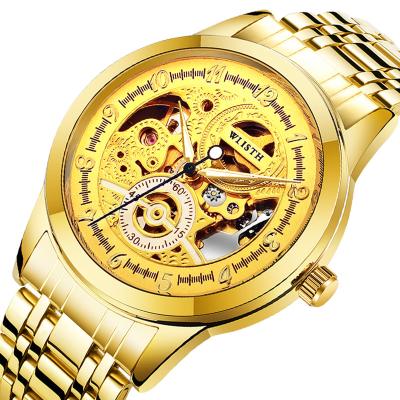 China YST Antimagnetic New Style Watches Men's Mechanical Watches Hollow Out Automatic Mechanical Watches for sale