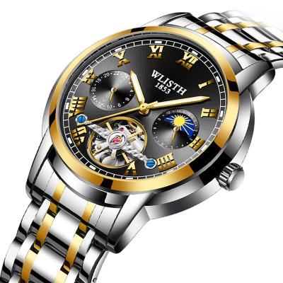 China YST Luxury Brand Skeleton Wristwatches Antimagnetic Mechanical Men Automatic Watches for sale