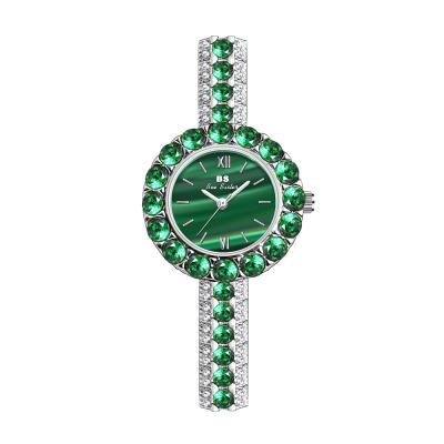 China Small green small three needle YST new temperament watch CIA wind retro female simple light luxury malachite texture quartz watch for sale