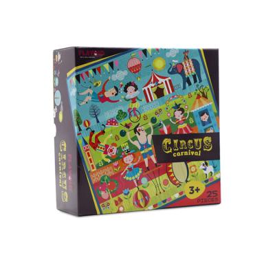 China YST Handmade Promotional Paper Box With 25pcs 50pcs 100pcs 150pcs Jigsaw Puzzle for sale