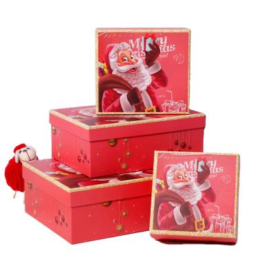 China Small Christmas cookie gift box of various good quality handmade modern luxury Christmas paper cookie for sale