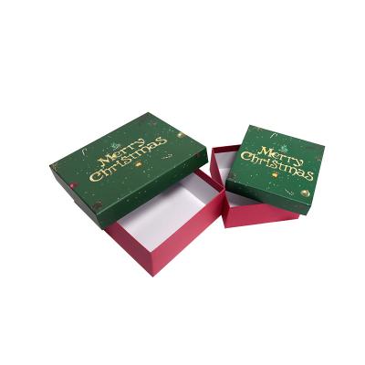 China Good Quality Handmade Various Festivals Empty Boxes For Christmas Gifts With Lid Christmas for sale