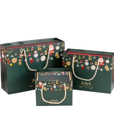 China Handmade Unique Design Hot Selling Coated Decoration Small Christmas Wrapping Paper Gift Box for sale