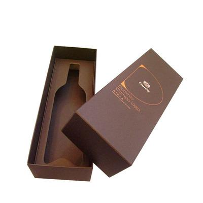 China Wholesale Custom Handmade YST Red Wine Bottle Cardboard Paper Magnetic Single Gift Packaging Box for sale