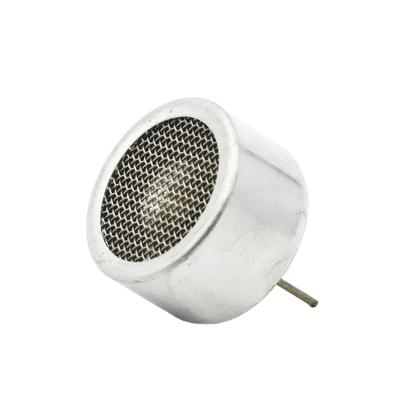 China 25khz 24mm aluminum transmitter ultrasonic sensor with pins for jammer for sale