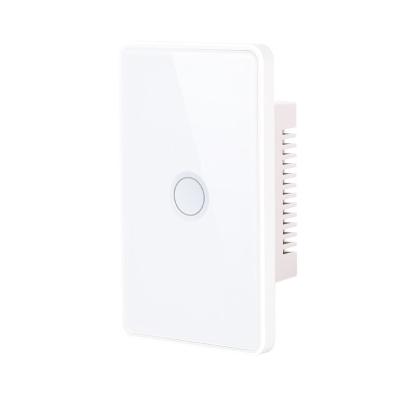 China Architecture Wall Switches Custom Us Type Tuya 1 Band Home Switches Wifi Inteligente Smart Wifi Switches And Zigbee Lamp Switch for sale