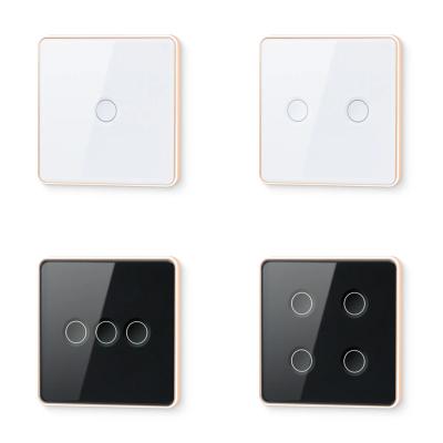 China Smart Life NEW Factory Outlet Design Zigbee Smart Switch No Wire Wall Neutral Switch With Timer That Work With Alexa for sale