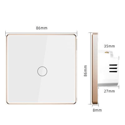 China CE RoHS Smart Life Products Smart Home Automation System Smart Switches Electric No Neutral ZigBee Switch for sale