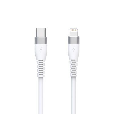 China Fast Charging MP3/MP4 Type-C Player PD30w/1m Quickcharge Cable Charger Data Transfer To Lightning Charging Cable For Mobile Phone for sale