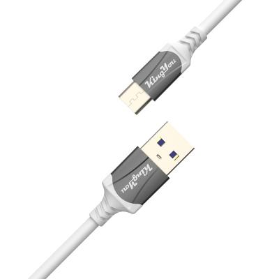 China Factory Wholesale 6A/1m MP3/MP4 Player ABS Metallizing Fast Charging Type-C Housing Data Charging Type-C USB Cable For Smart Phone for sale