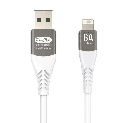 China MP3/MP4 Player China Manufacturer 6A/1.3m Data Cable Usb Charger Cable Suitable Mobile Phone For Iphone Micro USB Type-C for sale