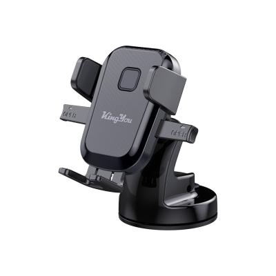 China Plastic Air Vent Universal Handsfree Mobile Phone Dash Cup Windshield Cup Suction Mount Phone Car Holder Phone Holder for sale